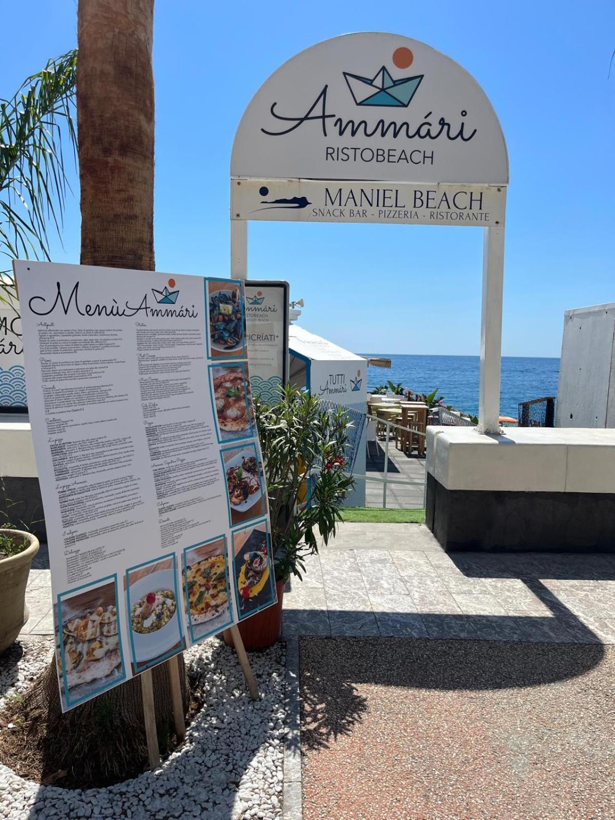 Maniel Beach Hotel Letoianni Exterior foto